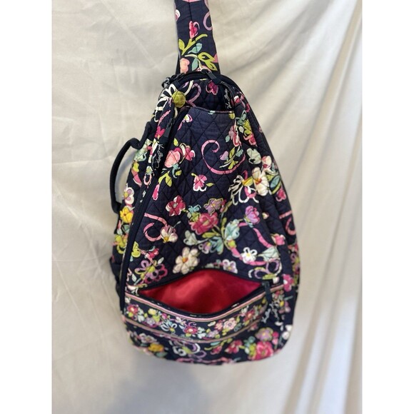 vera bradley quilted Floral  Sling backpack/ Tennis/ Paddle Many Compartments main image 10